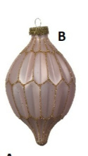 Bombka szklana cytrynka 8cm 4 kolory (061387)