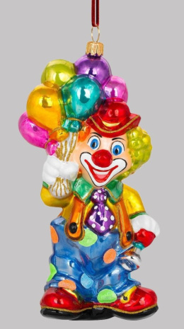 Bombka Huras: Klaun z balonami (S951)