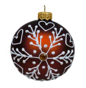 Bombki 120 dekorowane ornament op.4szt.: KOLEKCJA PIERNIKOWA