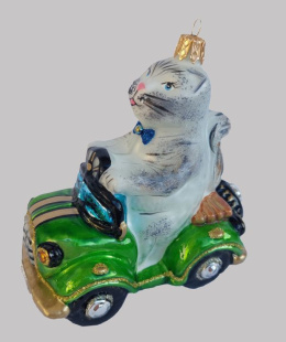Bombka Morozko: Kot w samochodzie zielonym (409)