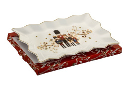 Patera ceramiczna 35cm karbowana Nutcrackery (555-7162)