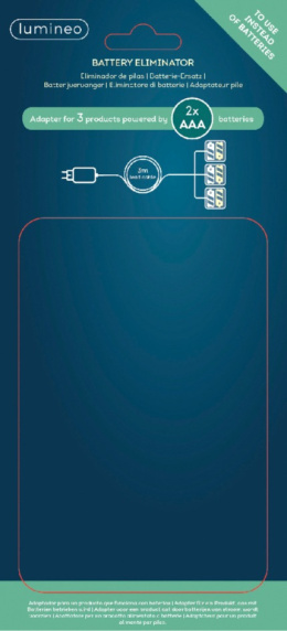 Eliminator baterii dla 3-ch produktów na 2xAAA (482724)