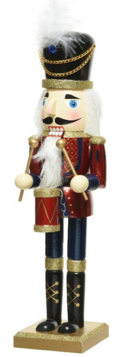 Nutcracker drewniany 89cm smukły 3wzory (550339)