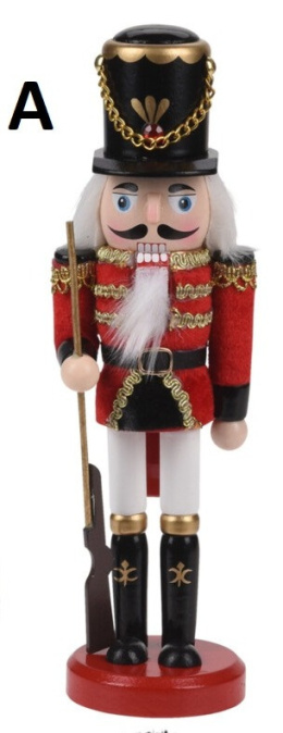 Nutcracker drewniany 25cm 4wzory (003243)