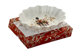 Patera ceramiczna owalna Nutcrackery (555-7168) ozdobny brzeg