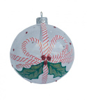 Bombki 120mm dekorowane ornament kpl.4szt: SŁODKIE KOKARDKI