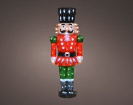 Nutcracker 118cm akryl 150LED b.zimne transformator (491237) wew/zew