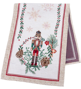 Bieżnik gobelin Chenille 40x160cm Nutcrackery (840-1004)