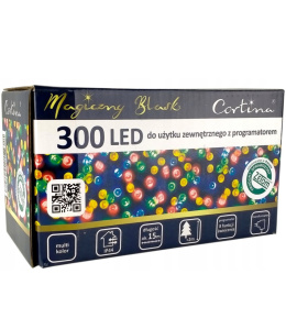 Lampki LED 300L 14,95m wew/zew multikolor (10/15/LED/M)