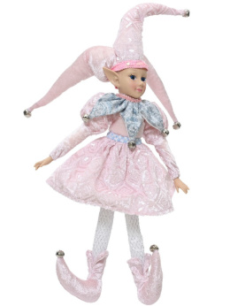 Elf dziewczynka pastelowa 60cm akrobatka (531506)