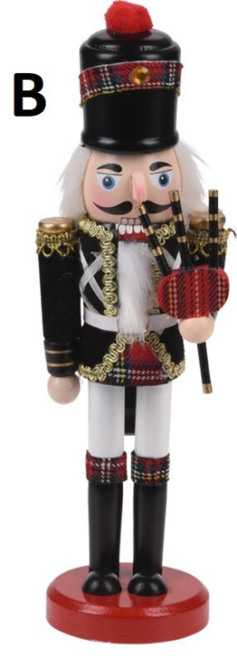 Nutcracker drewniany 25cm 4wzory (003243)