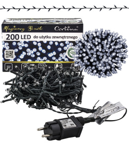 Lampki LED 200L 10mb zimne wew/zew (21/14/LED/CW)