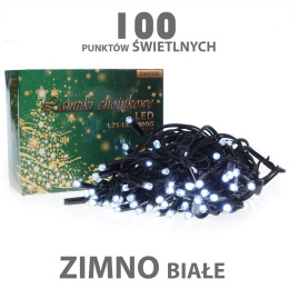 Kurtynka sople 100 LED białe zimne (LZS-LED100G ZB)